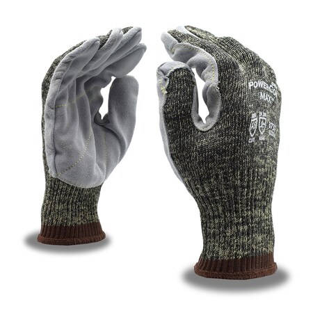 Cordova Power-Cor Max, Aramid/Steel/Cotton, Split, Pigskin, A5 Cut Gloves, 7XL, PR 3737XL